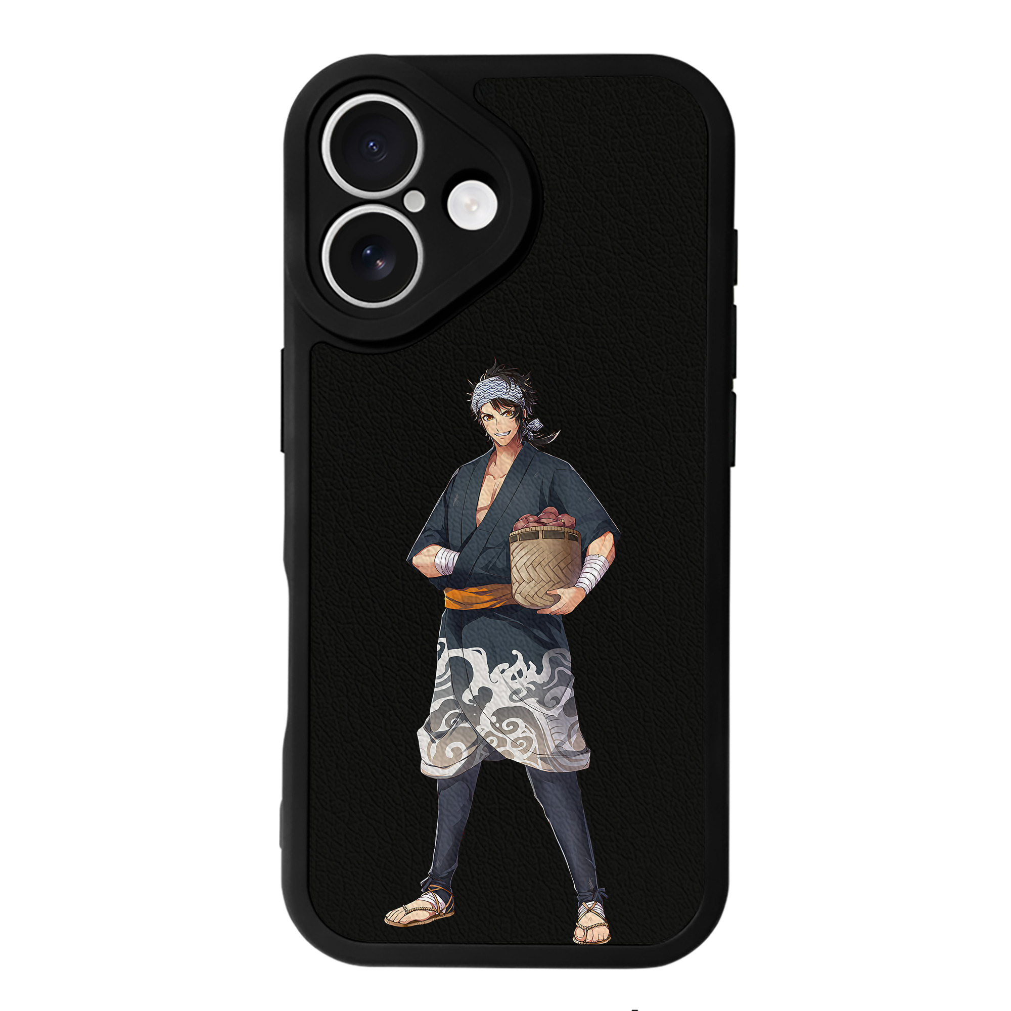 （画像用） 刀剣乱舞 Touken Ranbu 【iPhone 16シリーズ対応】シリコンスマホケース（レザー調） 材質：シリコン
